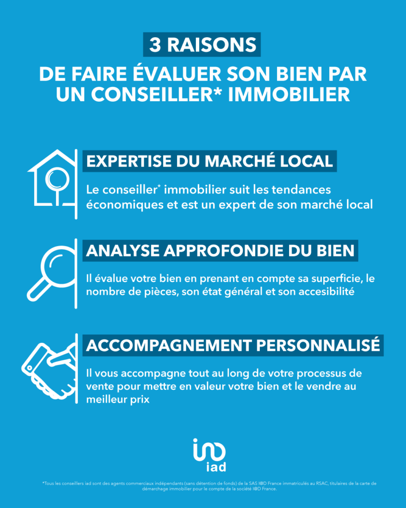raisons d'évaluer un bien à l'aide d'un conseiller immobilier
